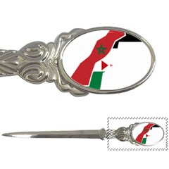 Western Sahara Flag Map Geography Letter Opener by Sapixe