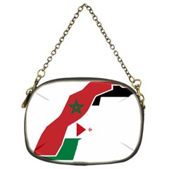 Western Sahara Flag Map Geography Chain Purse (two Sides) by Sapixe