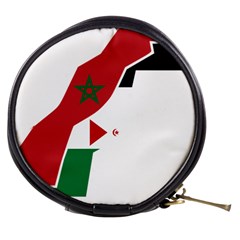 Western Sahara Flag Map Geography Mini Makeup Bag by Sapixe