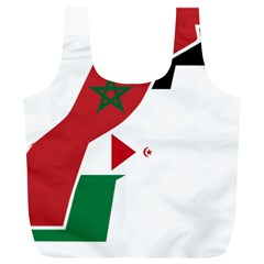 Western Sahara Flag Map Geography Full Print Recycle Bag (xl) by Sapixe