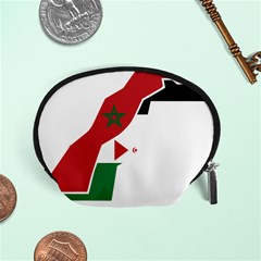 Western Sahara Flag Map Geography Accessory Pouch (small) by Sapixe