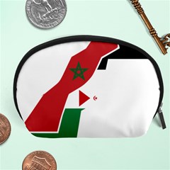 Western Sahara Flag Map Geography Accessory Pouch (large) by Sapixe