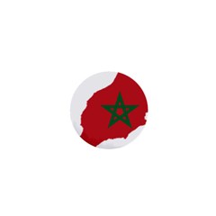 Morocco Flag Map Geography Outline 1  Mini Buttons by Sapixe