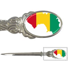 Guinea Flag Map Geography Outline Letter Opener by Sapixe