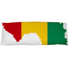 Guinea Flag Map Geography Outline Body Pillow Case Dakimakura (two Sides) by Sapixe