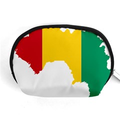 Guinea Flag Map Geography Outline Accessory Pouch (medium) by Sapixe