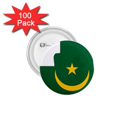 Mauritania Flag Map Geography 1 75  Buttons (100 Pack)  by Sapixe