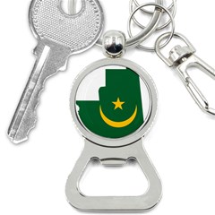 Mauritania Flag Map Geography Bottle Opener Key Chain by Sapixe