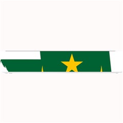 Mauritania Flag Map Geography Small Bar Mats by Sapixe