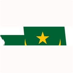 Mauritania Flag Map Geography Large Bar Mats by Sapixe