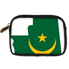 Mauritania Flag Map Geography Digital Camera Leather Case by Sapixe