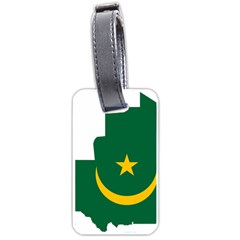 Mauritania Flag Map Geography Luggage Tag (one Side) by Sapixe