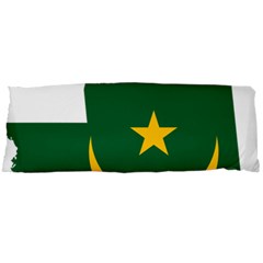 Mauritania Flag Map Geography Body Pillow Case Dakimakura (two Sides) by Sapixe