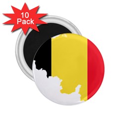 Belgium Country Europe Flag 2 25  Magnets (10 Pack)  by Sapixe