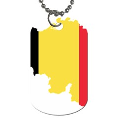 Belgium Country Europe Flag Dog Tag (one Side) by Sapixe