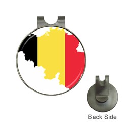 Belgium Country Europe Flag Hat Clips With Golf Markers by Sapixe