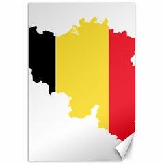 Belgium Country Europe Flag Canvas 20  X 30  by Sapixe