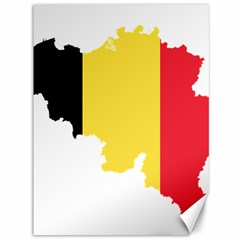 Belgium Country Europe Flag Canvas 36  X 48  by Sapixe