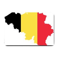 Belgium Country Europe Flag Small Doormat  by Sapixe