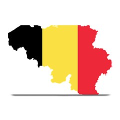 Belgium Country Europe Flag Plate Mats by Sapixe