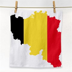 Belgium Country Europe Flag Face Towel by Sapixe