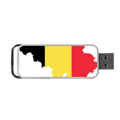 Belgium Country Europe Flag Portable Usb Flash (one Side) by Sapixe