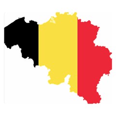 Belgium Country Europe Flag Double Sided Flano Blanket (small)  by Sapixe