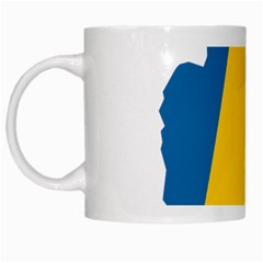 Sweden Country Europe Flag Borders White Mugs by Sapixe