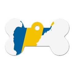 Sweden Country Europe Flag Borders Dog Tag Bone (two Sides) by Sapixe