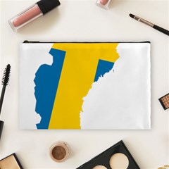 Sweden Country Europe Flag Borders Cosmetic Bag (large) by Sapixe