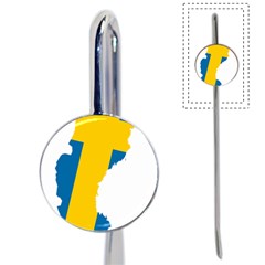 Sweden Country Europe Flag Borders Book Mark by Sapixe