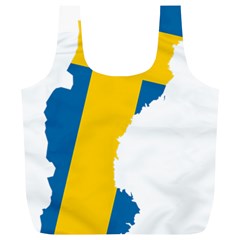 Sweden Country Europe Flag Borders Full Print Recycle Bag (xl) by Sapixe