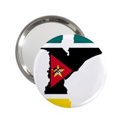 Mozambique Flag Map Geography 2 25  Handbag Mirrors by Sapixe