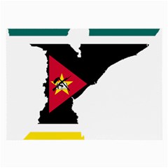 Mozambique Flag Map Geography Large Glasses Cloth by Sapixe