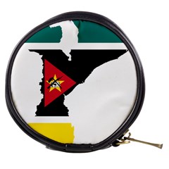 Mozambique Flag Map Geography Mini Makeup Bag by Sapixe