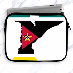 Mozambique Flag Map Geography Apple Ipad 2/3/4 Zipper Cases by Sapixe