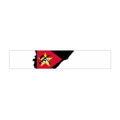 Mozambique Flag Map Geography Flano Scarf (mini) by Sapixe