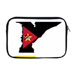 Mozambique Flag Map Geography Apple Macbook Pro 17  Zipper Case by Sapixe