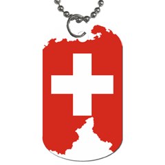 Switzerland Country Europe Flag Dog Tag (one Side) by Sapixe