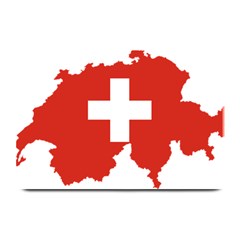 Switzerland Country Europe Flag Plate Mats by Sapixe