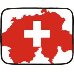 Switzerland Country Europe Flag Double Sided Fleece Blanket (mini)  by Sapixe