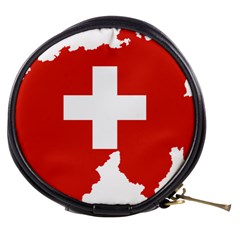 Switzerland Country Europe Flag Mini Makeup Bag by Sapixe