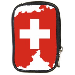 Switzerland Country Europe Flag Compact Camera Leather Case by Sapixe