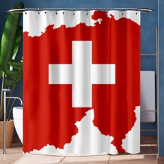 Switzerland Country Europe Flag Shower Curtain 60  X 72  (medium)  by Sapixe