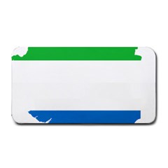 Sierra Leone Flag Map Geography Medium Bar Mats by Sapixe