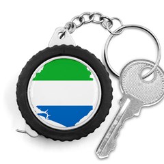 Sierra Leone Flag Map Geography Measuring Tape by Sapixe