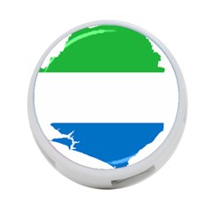 Sierra Leone Flag Map Geography 4-port Usb Hub (one Side) by Sapixe