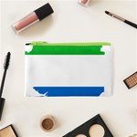 Sierra Leone Flag Map Geography Cosmetic Bag (XS) Front