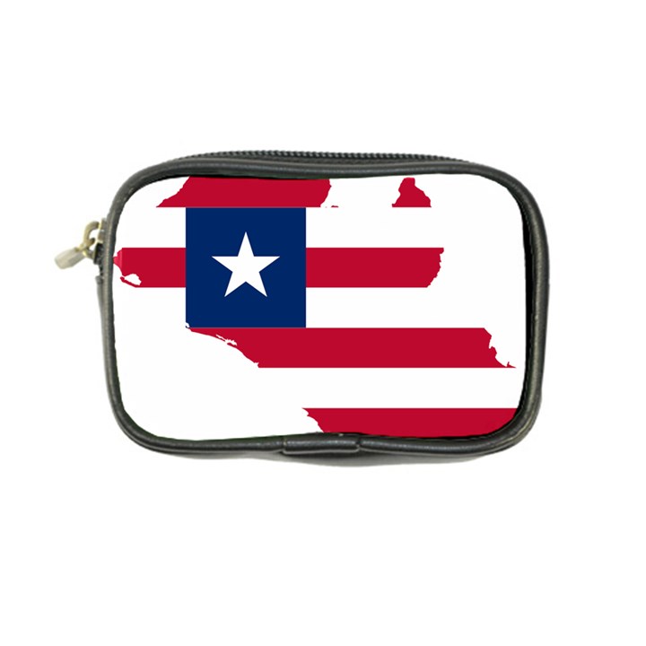 Liberia Flag Map Geography Outline Coin Purse