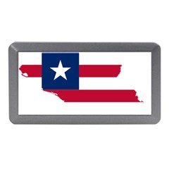 Liberia Flag Map Geography Outline Memory Card Reader (mini) by Sapixe